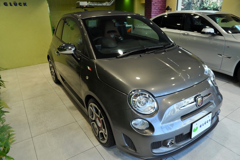 アバルト 595 competizione ブラウン/ブラック・コンビSabeltシート